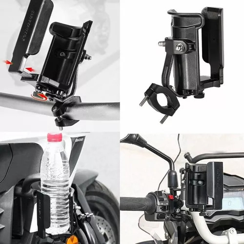 Práctico Y Seguro Portavasos Para Motocicleta/atv/bicicleta
