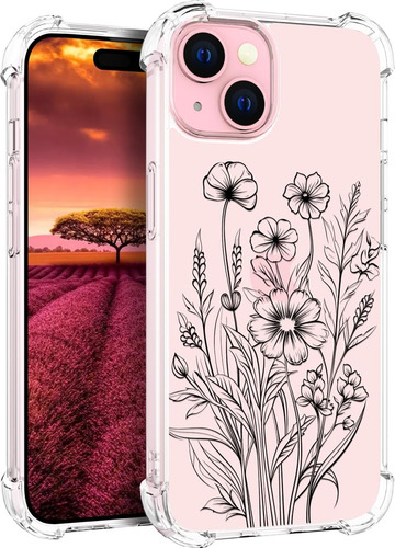 Funda Para iPhone 15 Plus Transparent Plastico-4