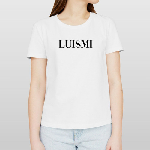 Remera Luis Miguel-luismi- Mujer Estampada-algodon Premium
