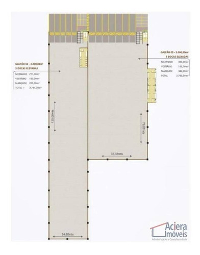 Imagem 28 de 30 de Galpão Para Alugar, 3711 M² - Polvilho - Cajamar/sp - Ga0341