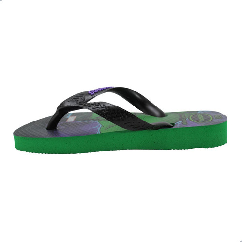 Chinelo Meninos Havaianas Marvel Personagens Hulk Verde