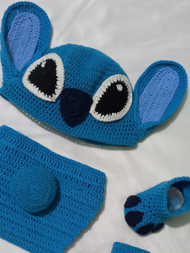 Oferta Disfraz Tejido Conjunto Stich Niño Varon 