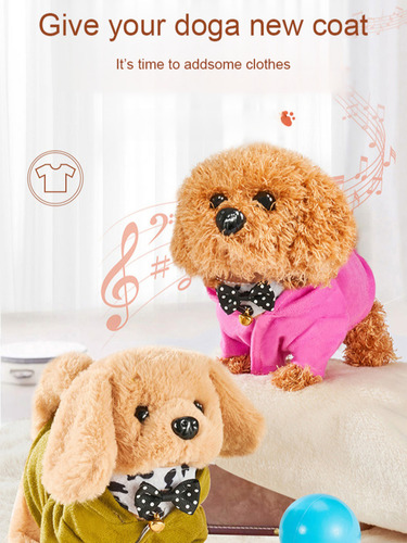 Puppy Toys Plush It's A Tail, Delicada Y Densa, Divertida