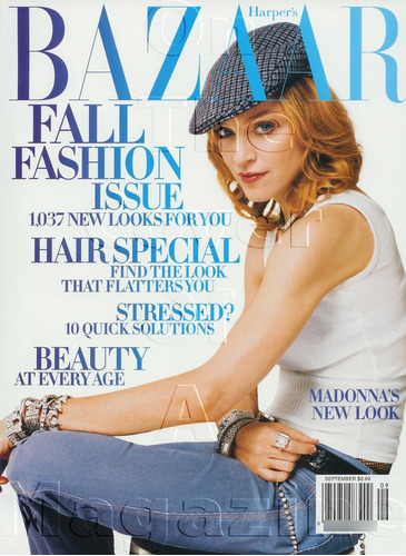 Madonna Revista Harpers Bazaar Magazine Septiembre 2003