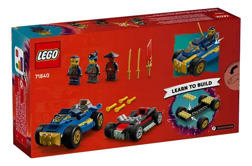 Lego Ninjago Duelo Carros Corrida Rogue Vs Drix 71840 111pcs