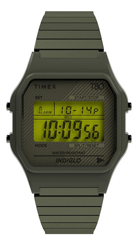 Timex T80 34mm Perfect Fit Tw2u94000yb Reloj De Cuarzo