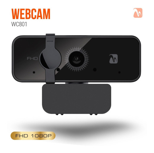 Imagen 1 de 4 de Webcam Pc Usb Micrófono Microcase Fhd - Streaming Gamer Zoom