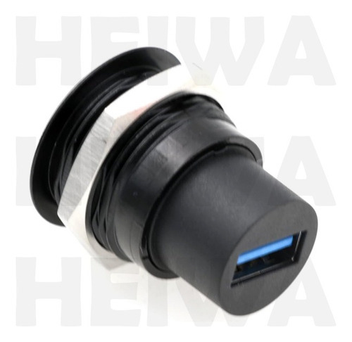Kit 10 Conector Usb 3.0 Dupla Fêmea Painel Rosca Porca