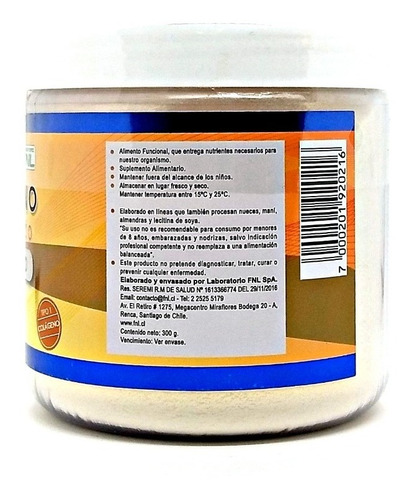 Imagen 2 de 5 de Colágeno Hidrolizado 300 Grs Con Vitamina C Y D