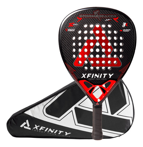 Pala Padel Stormbreaker -carbono 3k- Xfinity (incluye Funda)