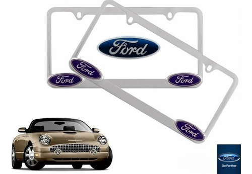 Par Porta Placas Ford Thunderbird 3.9 2001 Original