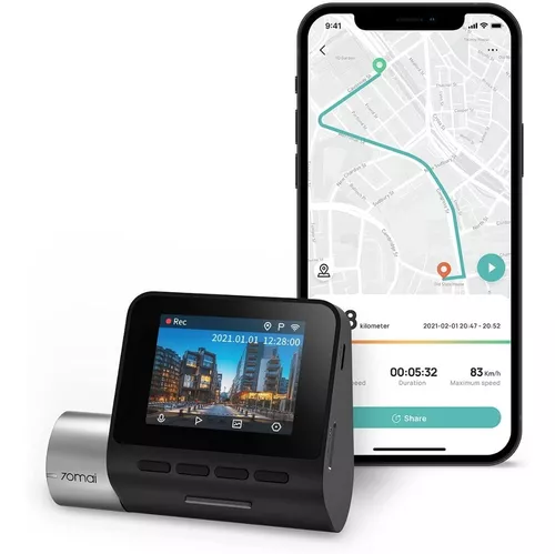 Dashcam para coche Xiaomi Pro 70Mai/ Resolución 2.7K/ Ángulo de visión 140º