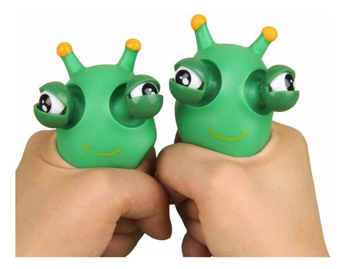 Juguete Antiestrés Gusano Bicho Ojos Popping Eyes Squishys