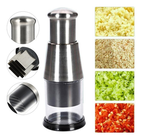 . Manual Hand Press Garlic Onion Squeezer Chopper, Crusher .