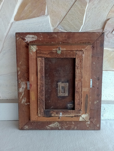 Antigo Quadro Histórico Ost Século 19 Frei/ Baronesa Jundiaí (Usado)
