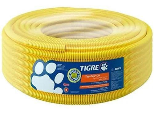 Eletroduto Corrugado Conduite Flex Pvc Rolo Com 50m Tigre