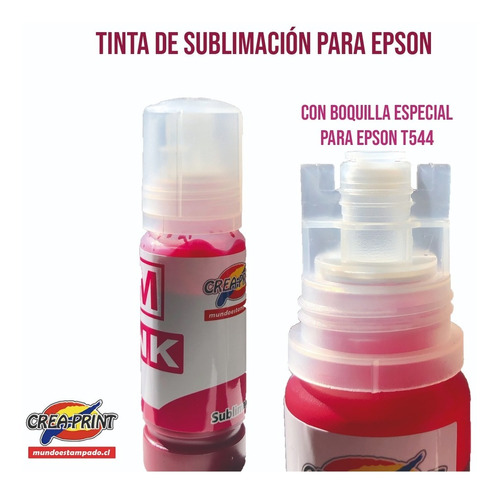 Tinta Sublimacion T544 70ml Compatible Con Epson L3110 L3150