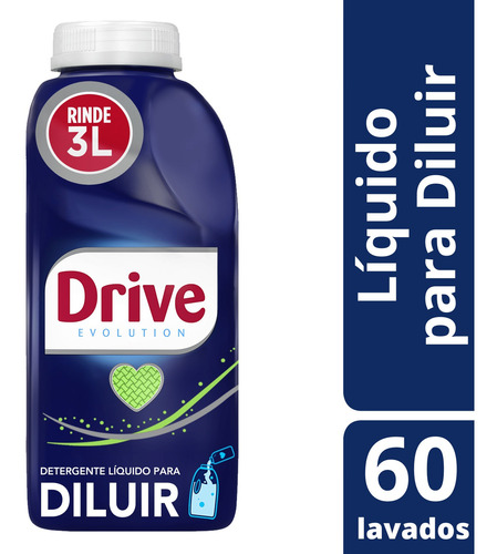 Drive Detergente Líquido Para Diluir 500ml Hasta 60 Lavados
