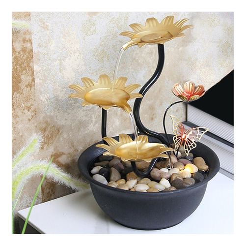 Fuente De Agua De Mesa Cascada Escritorio Usb Decorativo