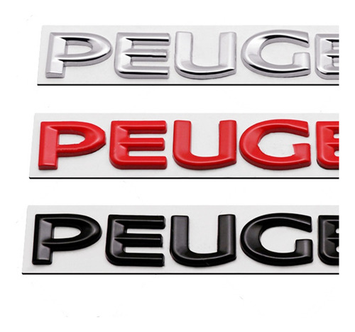 3d Metal Trunk Insignia Emblema Logotipo Para Peugeot 207