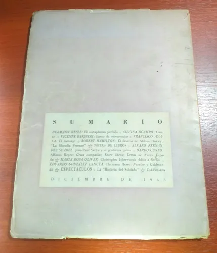 Revista Sur Numero 170 Diciembre De 1948 Año Xvi (Usado)