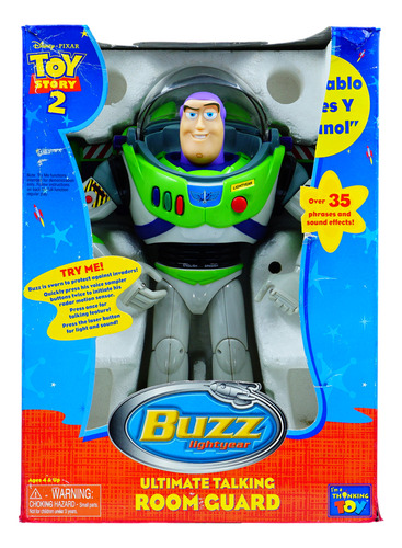 Disney Toy Story Buzz Lightyear Ultimate Talking Room Guard