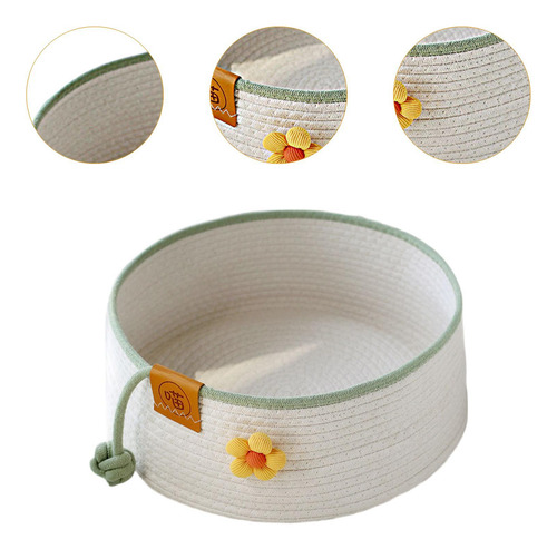 Cernera De Algodón De Gato Cesta Para Dormir 35 Cm X 14 Cm