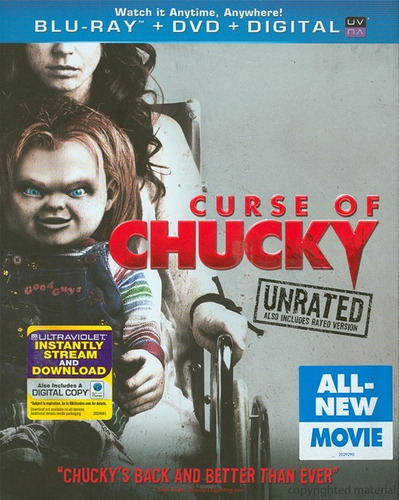 Blu-ray + Dvd Curse Of Chucky / Maldicion De Chucky 6