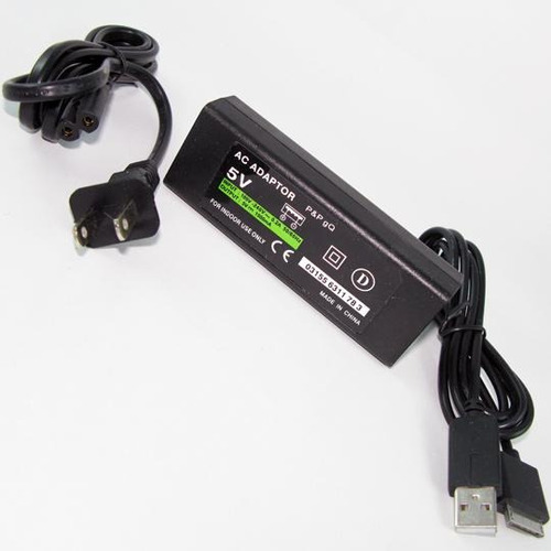 Cargador De Pared Psp Go + Cable De Datos Usb + Cable Power