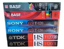 Comprar Kit Com 06 Fitas Vhs Virgens Tdk E.hg Super Avilyn Lacradas