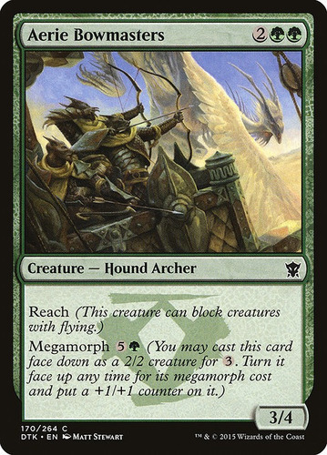 Carta Mtg Aerie Bowmasters X4 Playset Dragons Of Tarkir