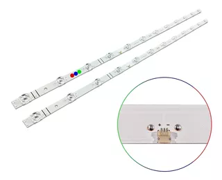 Leds Hisense 43h4000 / 43h4000gm (2t 12l) - Aluminio, Promo*