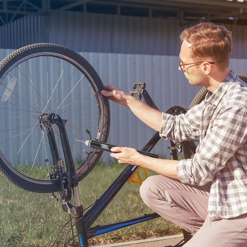 1 Juego De Inflador De Bicicleta Portátil Profesional Con In