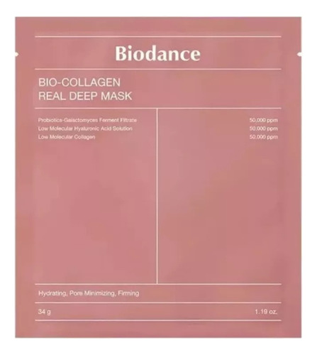 Sra. Sroje. Biocolágeno Mascarilla Real Profunda 4 Piezas