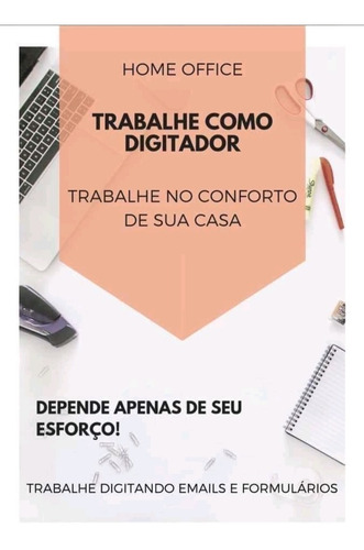 Imagem 1 de 1 de Trabalho Home Office
