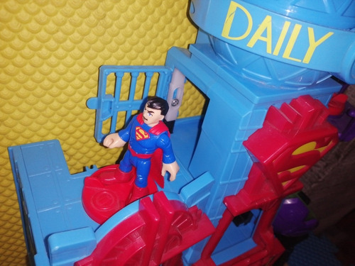 Dc Super Friends Imaginext Superman Vs Lex Luthor Y Set (Usado)