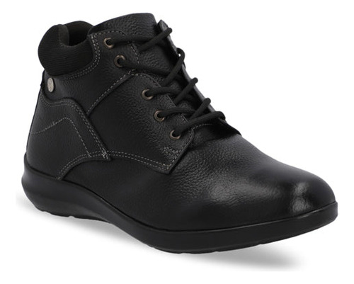 Bota Urbana 91973pr Suela Cuello Suave Ojal Metal Agujetas