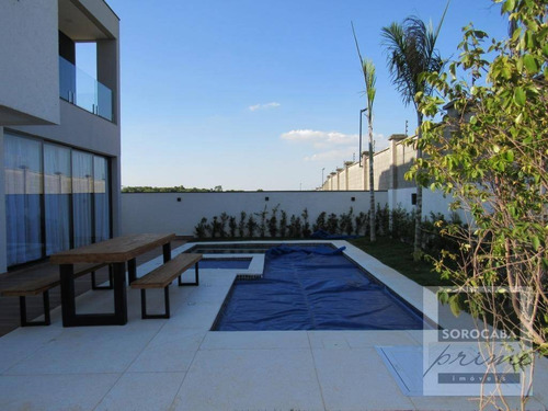 Imagem 12 de 30 de Espetacular Sobrado Com 4 Suítes À Venda, 368 M² Por R$ 2.100.000 - Alphaville Nova Esplanada Iii - Votorantim/sp, Próximo Ao Shopping Iguatemi. - So0154