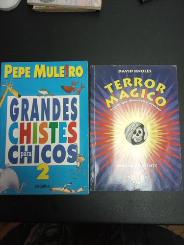 Lote Libro De Chistes-muleiro, Libro De Magia-chicos