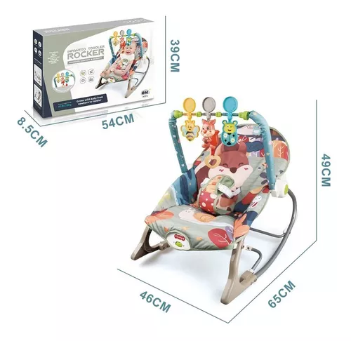 Silla Mecedora Para Bebe Electrica Con Juguetes Con Música