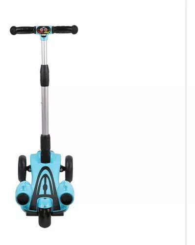 Monopatin Patineta Niña Scooter 3 Llantas Bebe Humo Usb