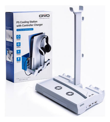 Base Suporte Refrigeração Oivo Com Estação De Carregador