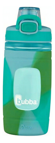 Bubba. Flo Kids Botella De Agua, 16 Onzas, Hielo De Vidrio Color Kiwi Color Wash