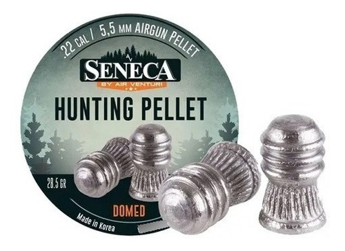 Chumbos Seneca Domed 5.5 28.5 Gr Chumbera Alto Poder 