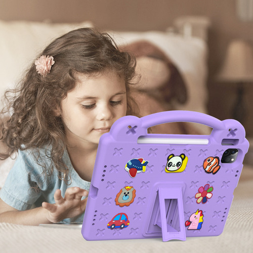Capa Protetora Com Slot Para Caneta Para Galaxy Tab A 8.0 Cor Verde Menta