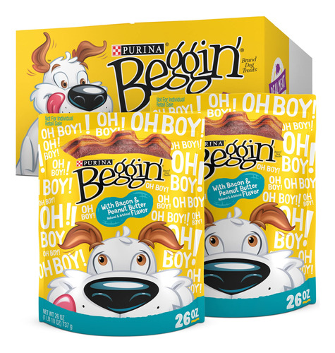 Purina Beggin' Tiras Con Golosinas De Carne Real Para Perro.