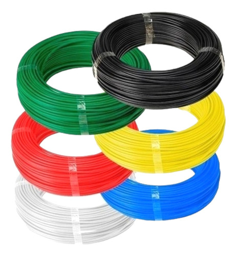 Fio 6mm Flexivel 50m 750v - Todas As Cores Cor da cobertura Cores Diferentes