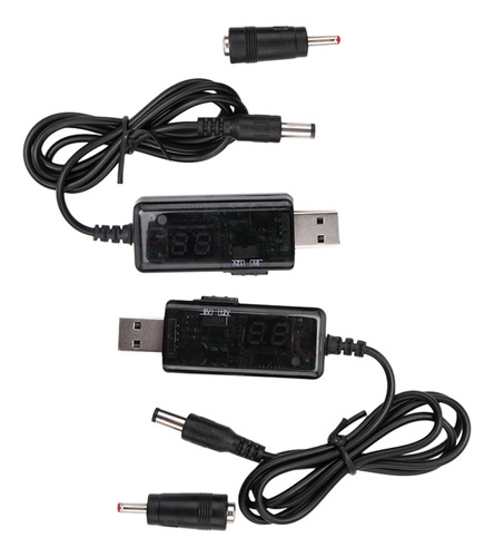Cable Convertidor Escalonado De Voltaje Usb De 5 V A 9 V Y 1