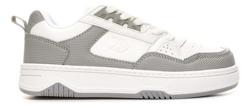 Zapatilla Colegial Blanca Y Azul Board Atomik