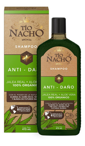 Tío Nacho Shampoo Anti Daño Aloe Vera 415ml